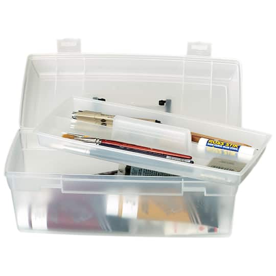 ArtBin Essentials Lift Out Tray Boxes, Clear